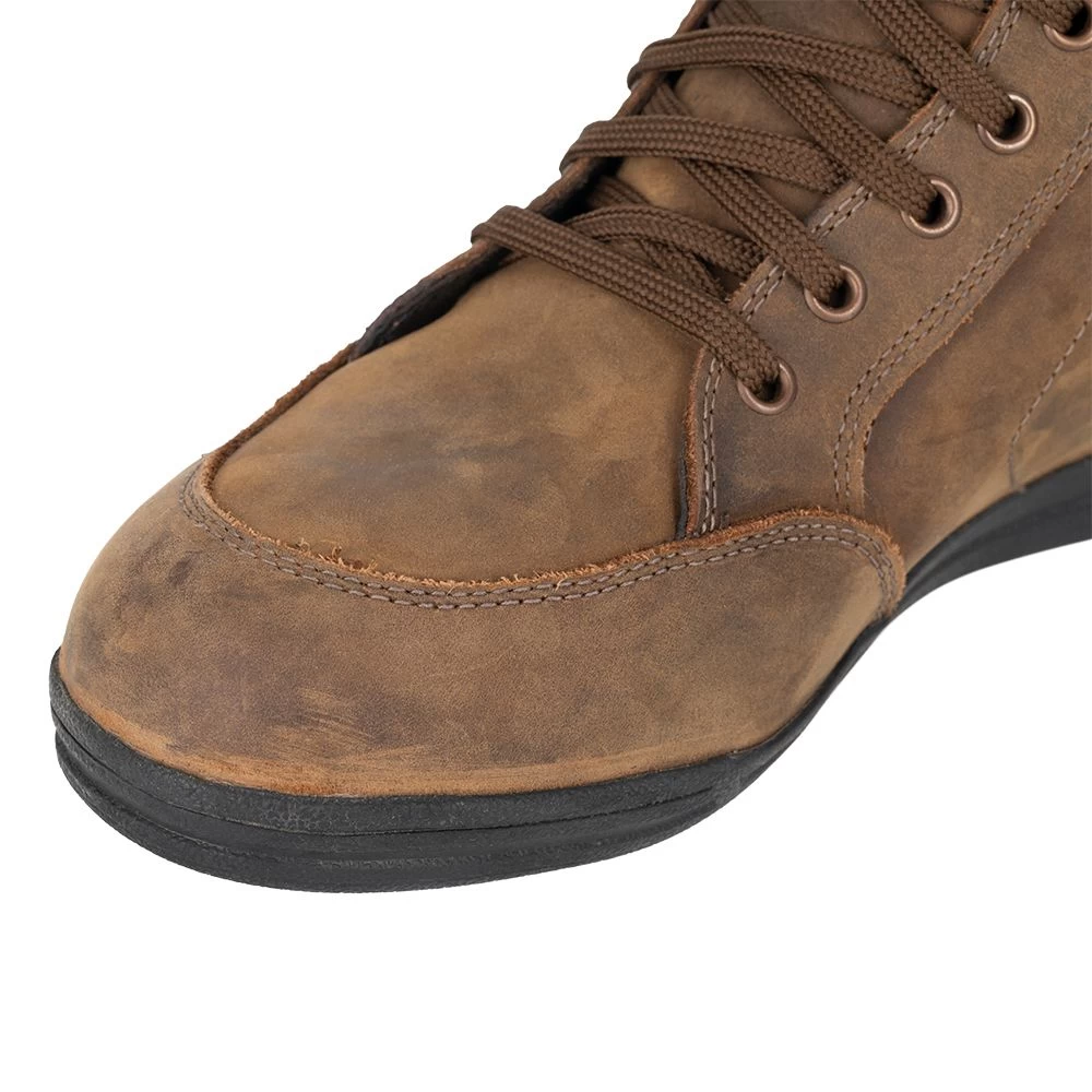 Oxford Kickback Women's Motorcycle Boots - Brown 2 Oxford Kickback Women's Motorcycle Boots - Brown - Image 2