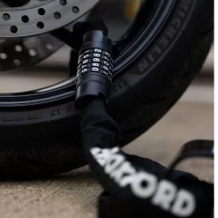 Oxford Combination Chain Lock - 8mm Square Link Chain -Motorcycle Equipment Store oxford lk118 used