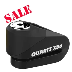 Oxford Quartz XD6 Disc Lock With 6mm Pin - Black