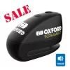 Oxford Screamer 7 Alarm Disc Lock Wit 7mm Pin - Black