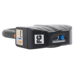 Oxford Boss Alarm 16mm Sold Secure Gold Padlock - Black -Motorcycle Equipment Store oxford lk484 end