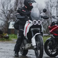 Oxford Mondial 2.0 Laminated Pants - Tech Black - Long -Motorcycle Equipment Store oxford mondial 2 pant blk wear 1 1