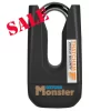 Oxford Monster Sold Secure Gold Disc Lock - Black