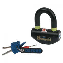 Oxford Nemesis Ultra Strong Padlock / Disc Lock - Black 6 Oxford Nemesis Ultra Strong Padlock / Disc Lock - Black -Motorcycle Equipment Store oxford of 47