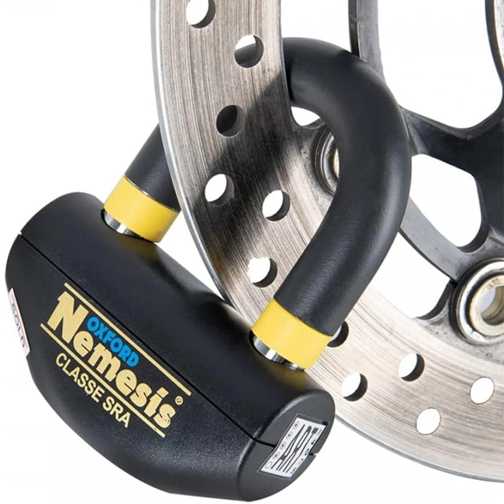 Oxford Nemesis Ultra Strong Padlock / Disc Lock - Black 4 Oxford Nemesis Ultra Strong Padlock / Disc Lock - Black - Image 4