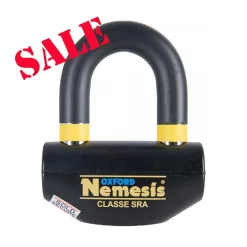 Oxford Nemesis Ultra Strong Padlock / Disc Lock - Black