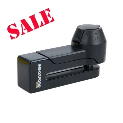 Oxford Titan 10mm Pin Disc Lock Includes Pouch - Black