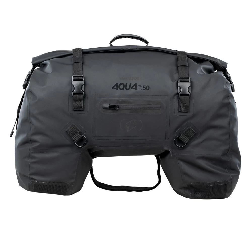 Oxford Aqua 50ltr Duffle / Rear Seat Waterproof Motorcycle Bag 1 Oxford Aqua 50ltr Duffle / Rear Seat Waterproof Motorcycle Bag