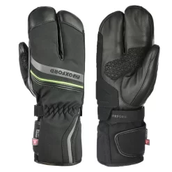 Oxford Polar Waterproof Two Finger Glove - Black/Fluo