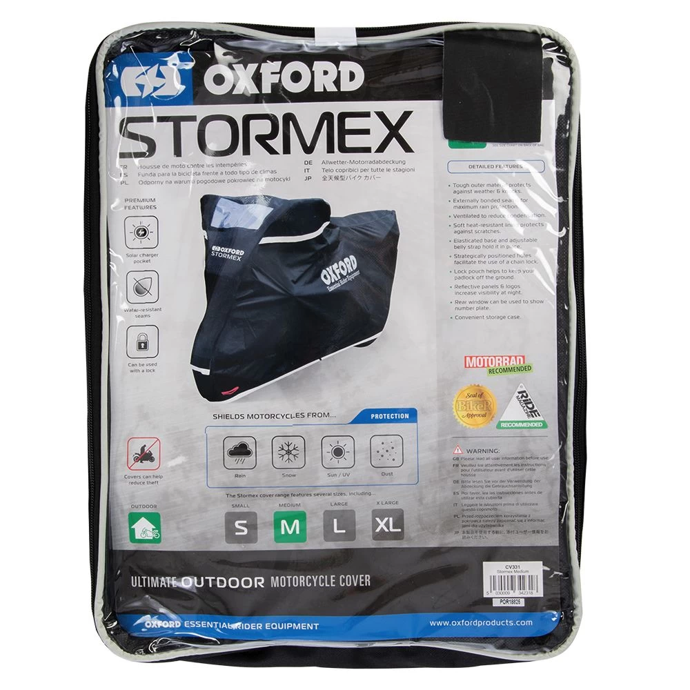 Oxford Stormex Cover - Black - Large 3 Oxford Stormex Cover - Black - Large - Image 3