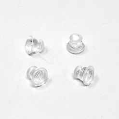 Pinlock 5mm One Piece Push In Pin - Clear - For Pinlock Ready Visors - Pack Of 4