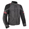 Oxford Rockland 3 In 1 Motorcycle Jacket -Charcoal/Black/Red