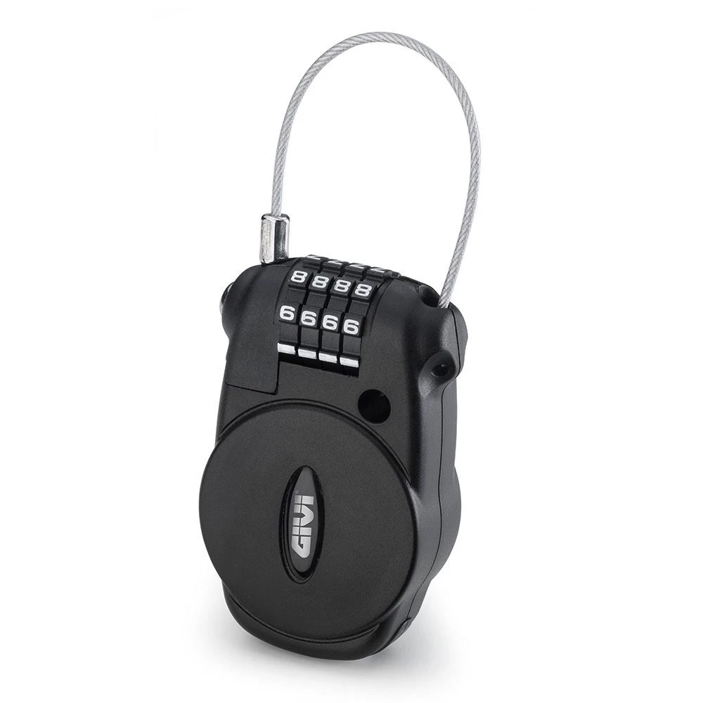 Givi S220 Padlock With Retractable Wire 1 Givi S220 Padlock With Retractable Wire
