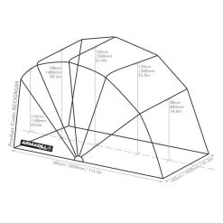 Armadillo Medium Motorcycle Garage Shelter - (283cm X 105cm X 155cm) 10 Armadillo Medium Motorcycle Garage Shelter - (283cm X 105cm X 155cm) -Motorcycle Equipment Store size medium