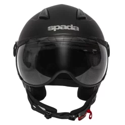 Spada Helmet Hellion Matt Black 5 Spada Helmet Hellion Matt Black -Motorcycle Equipment Store spada helmet hellion matt black front