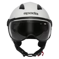 Spada Helmet Hellion White -Motorcycle Equipment Store spada helmet hellion white front