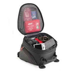 Givi ST607B Expandable Tail Bag 8 Givi ST607B Expandable Tail Bag -Motorcycle Equipment Store st607 open