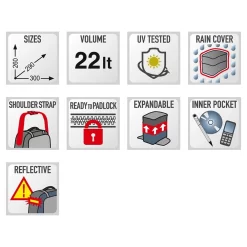 Givi ST607B Expandable Tail Bag 11 Givi ST607B Expandable Tail Bag -Motorcycle Equipment Store st607b specs