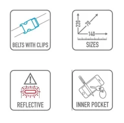 Givi EA140 XLarge Adjustable Leg Wallet 7 Givi EA140 XLarge Adjustable Leg Wallet -Motorcycle Equipment Store stock164996 4