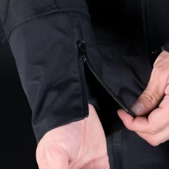 Oxford Stormland Trilaminate Motorcycle Jacket - Grey/Blk/Fluo -Motorcycle Equipment Store stormland jacket grey sleeve