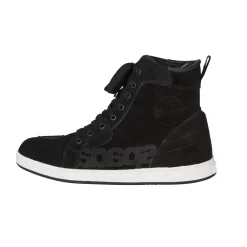 Spada Strider CE Approved Motorcycle Boots - Black -Motorcycle Equipment Store strider black side