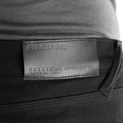 Oxford Original Approved AA Super Stretch Slim Long Leg Jean - Black -Motorcycle Equipment Store super stretch slim labek