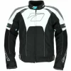 Spada Burnout 2 Textile Motorcycle Jacket - Black/Grey/White
