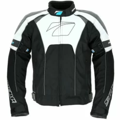 Spada Burnout 2 Textile Motorcycle Jacket - Black/Grey/White