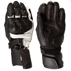 Weise Renegade Motorcycle Sports Leather Glove - Black/White