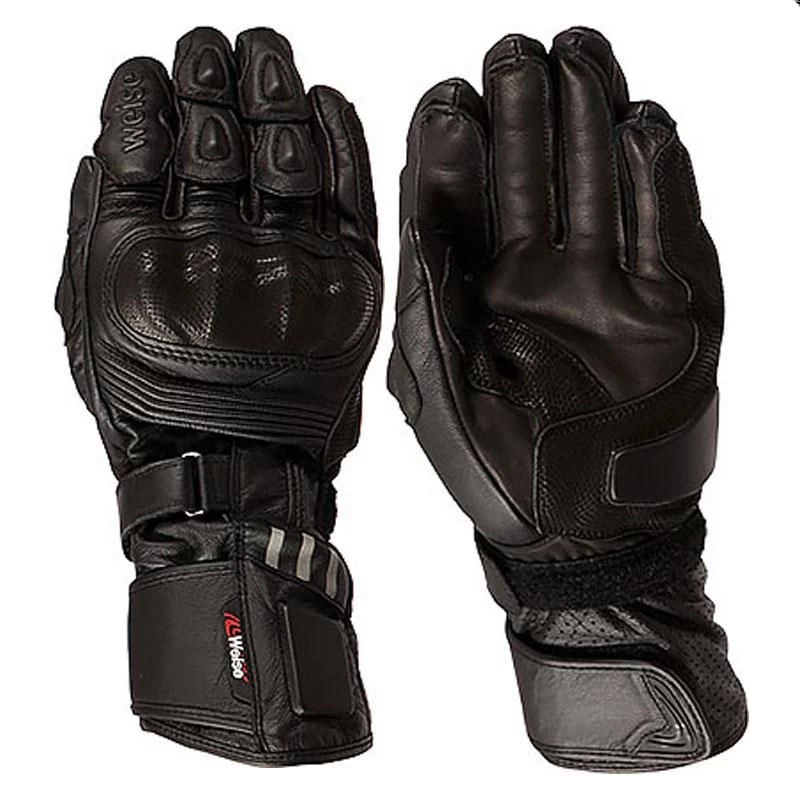Weise Renegade Motorcycle Sports Leather Glove - Black 1 Weise Renegade Motorcycle Sports Leather Glove - Black