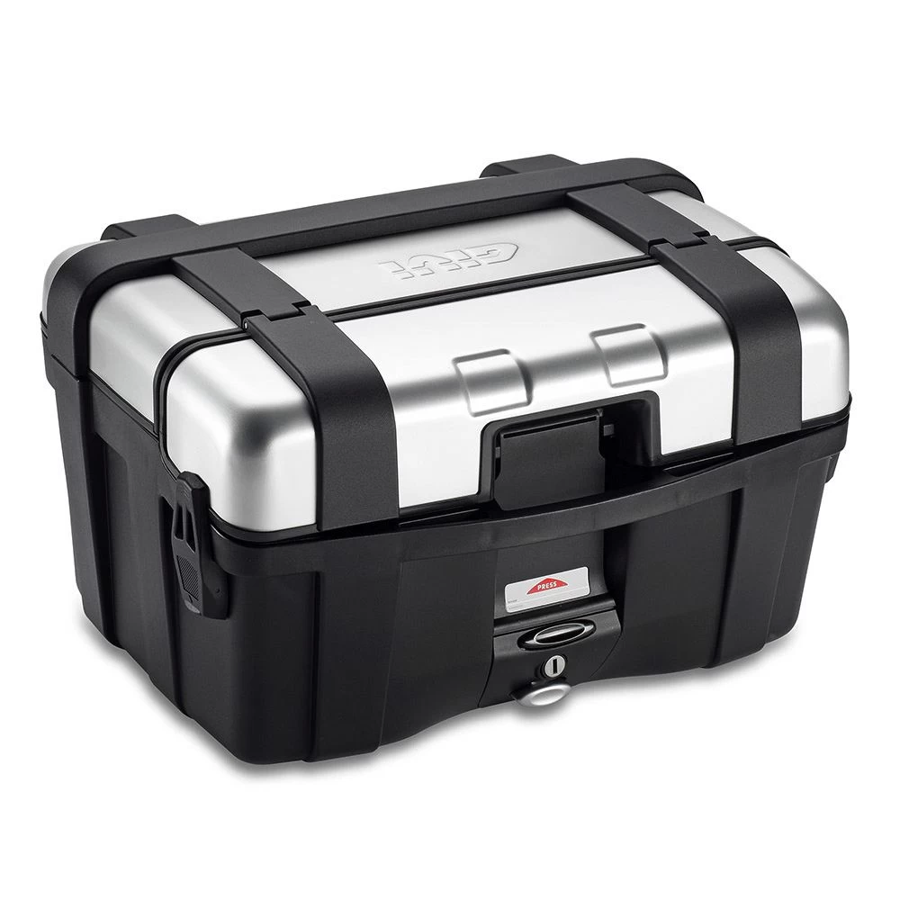 Givi TRK46N Trekker Top Case - Anodized Aluminium Finish 1 Givi TRK46N Trekker Top Case - Anodized Aluminium Finish