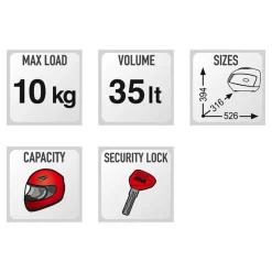 Givi V35NT Pannier Set - Smoked Reflectors -Motorcycle Equipment Store v35nt specs