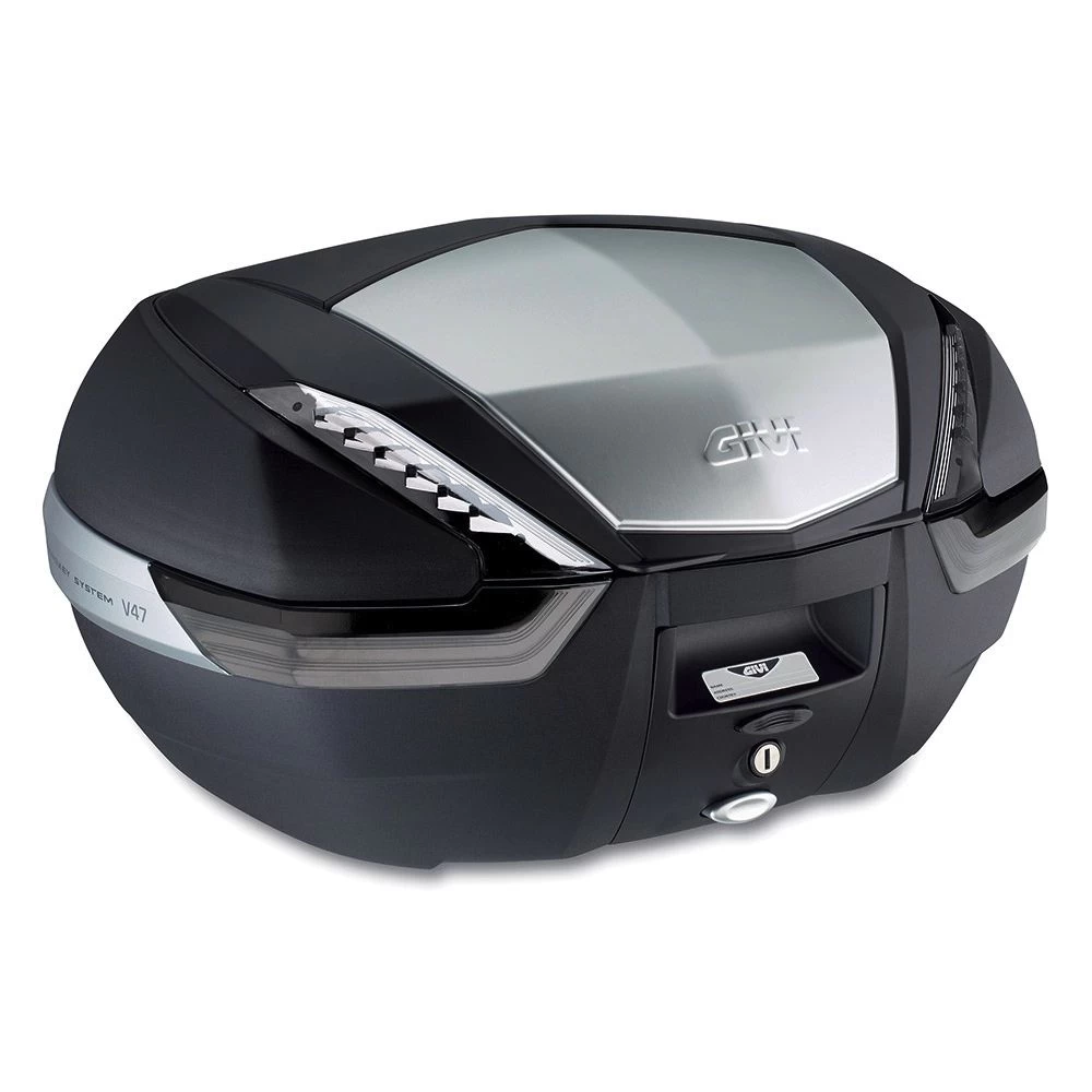 Givi V47 Tech Top Box - Smoked Reflectors 1 Givi V47 Tech Top Box - Smoked Reflectors