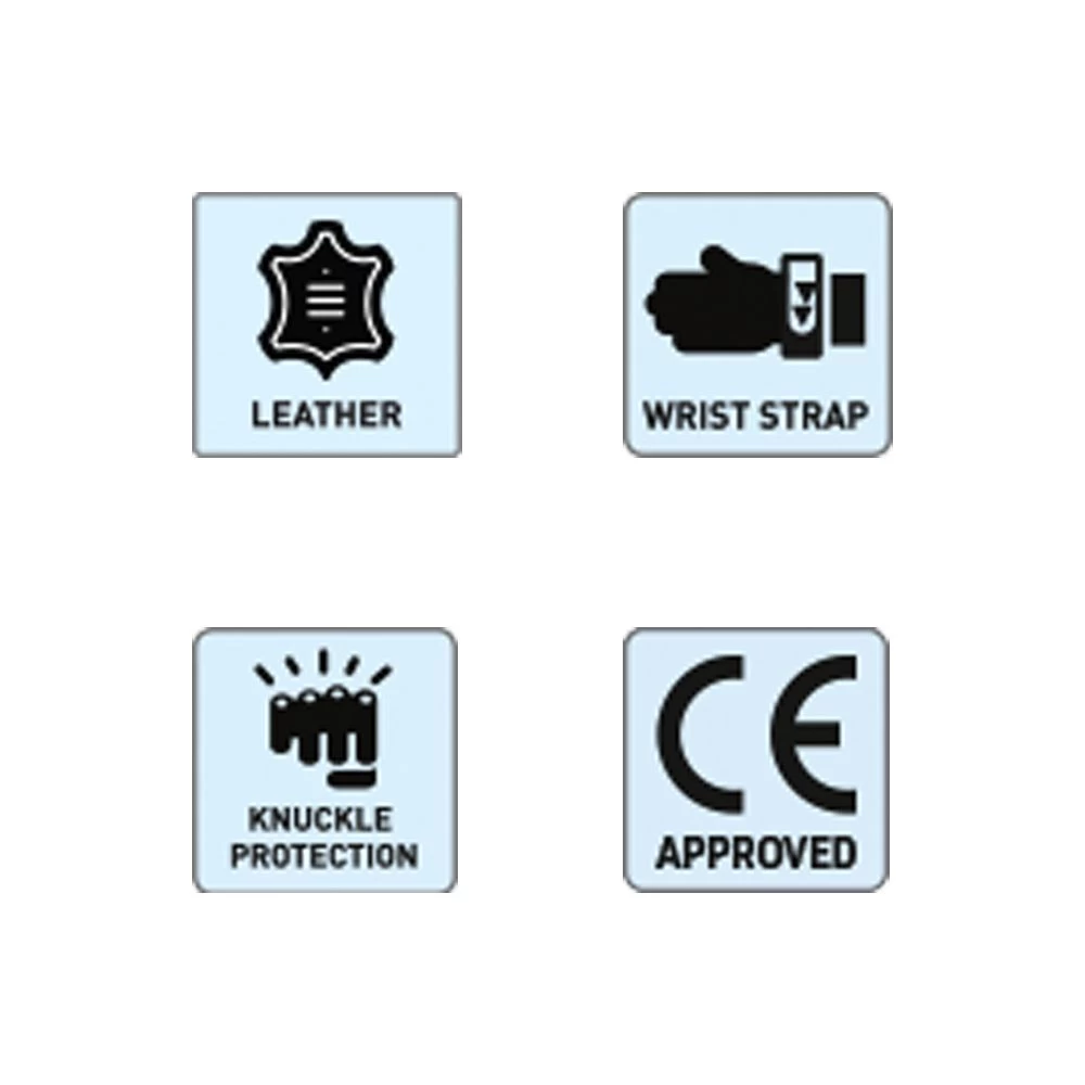 Spada Wyatt Leather Glove - Black 2 Spada Wyatt Leather Glove - Black - Image 2