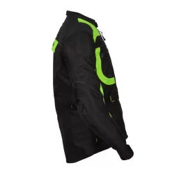 Spada Zorst Textile Jacket - Black / Fluo -Motorcycle Equipment Store zorst jacket fluo side